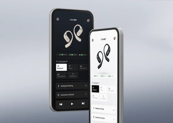 Nieuwe versie van de Shokz app met de OpenFit update!