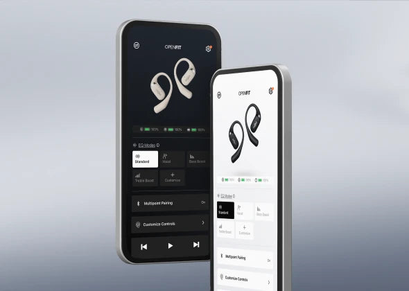 Nieuwe versie van de Shokz app met de OpenFit update!