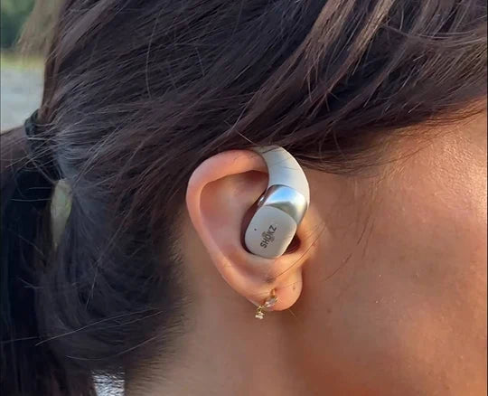 Shokz open-ear koptelefoon stabiel tijdens hardlopen en training