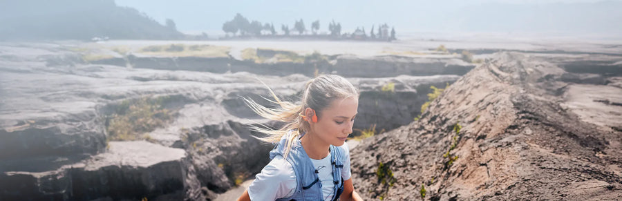 Open ear headphones for sports