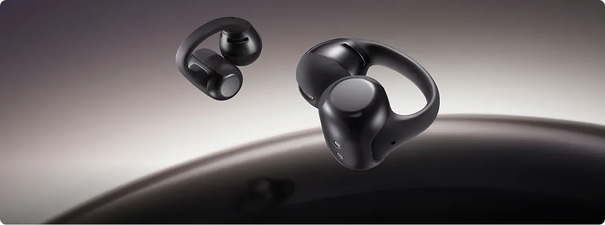 Lightweight open-ear design ensures a comfortable, pressure-free fit for all-day wear.